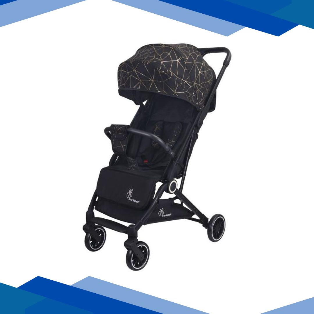 R for Rabbit Pocket Air Stroller – Black 1’s