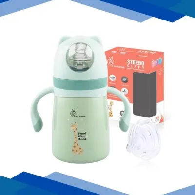 R For Rabbit Steebo Giffy Spout Cup 300 ml – Green
