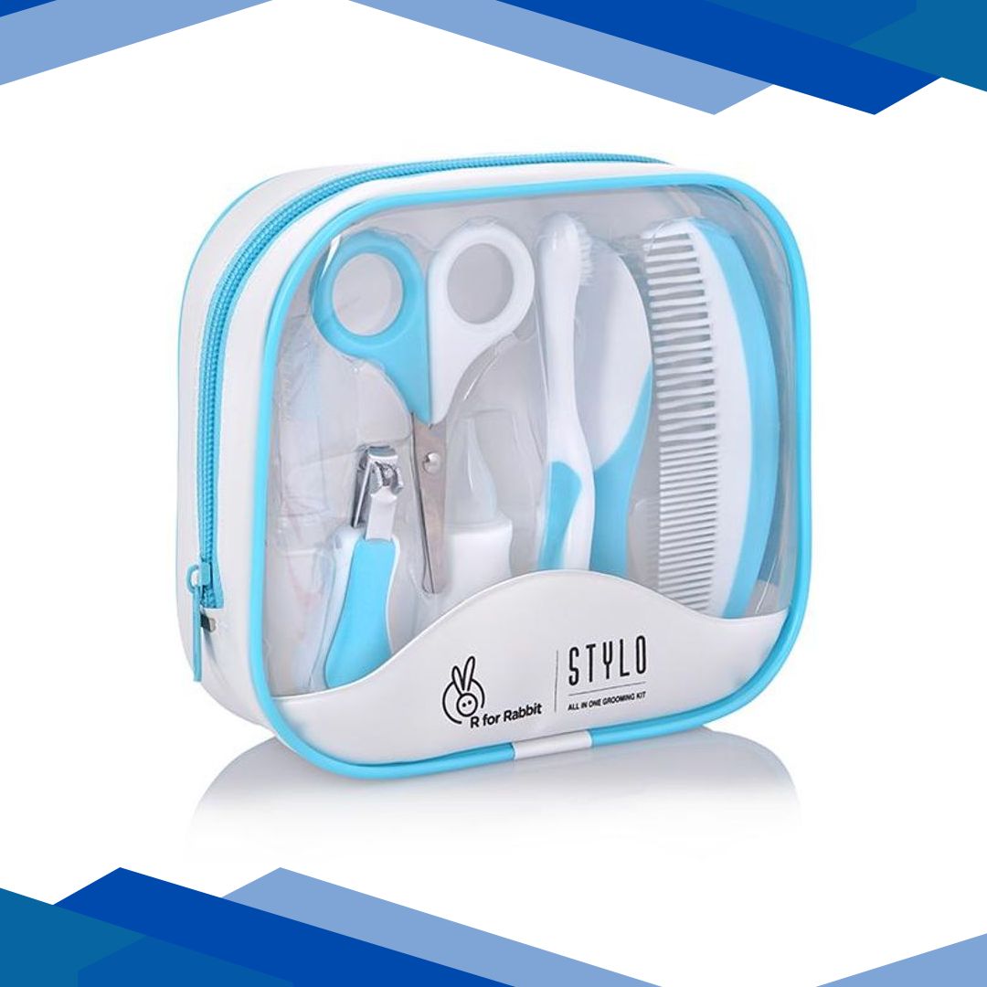 R for Rabbit Stylo All In One Grooming Kit – Blue