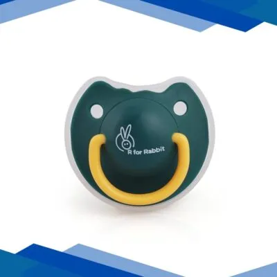 R for Rabbit Tusky Pacifier for kids of 3 months – Green 1’s