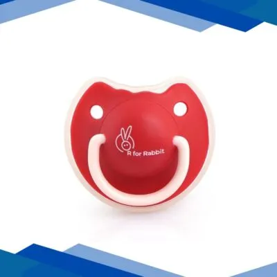 R for Rabbit Tusky Pacifier for kids of 6 months – Red 1’s