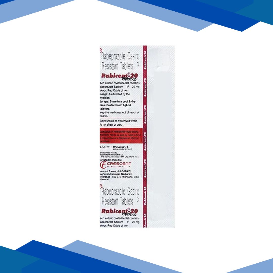 RABICENT 20mg Tablet 10’s