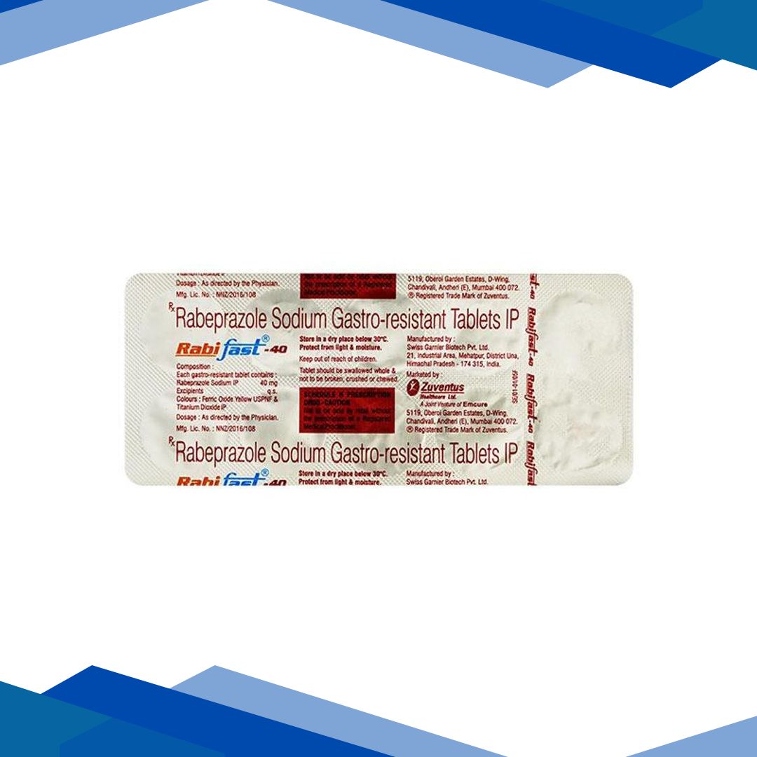 Rabifast 40mg Tablet 10’S