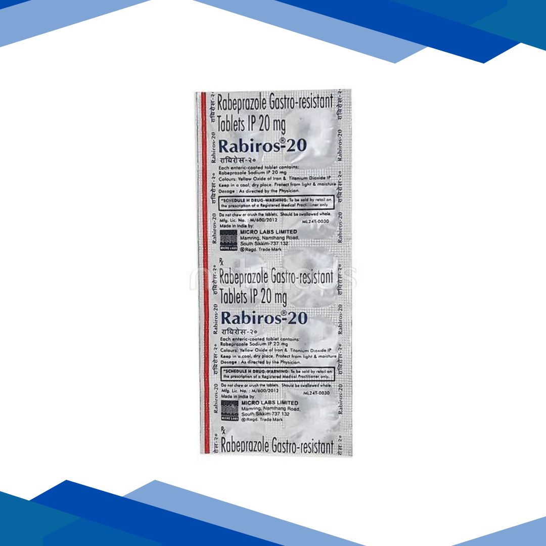 Rabiros 20mg Tablet 10’S