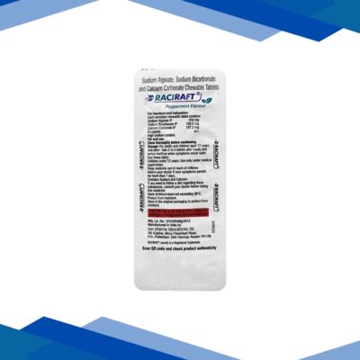 RACIRAFT PEPPERMINT FLAVOUR Chewable Tablet 10’s