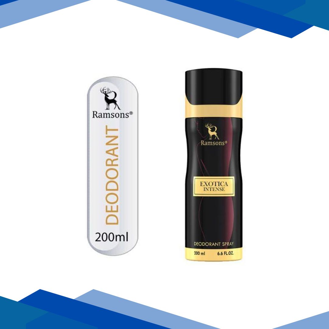 Ramsons Exotica Intense Deodorant- Deo for Men & Women Deodorant Body Spray Bodyspray 200 ml