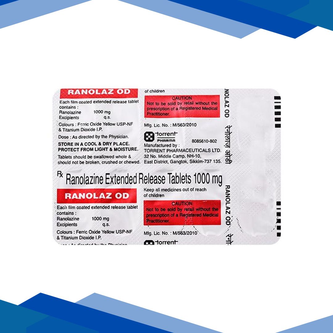 Ranolaz OD Tablet 10’S