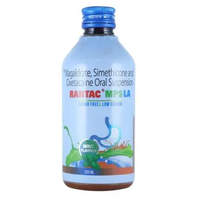 RANTAC MPS LA SUGAR FREE MINT FLAVOUR Oral Suspension 200ml