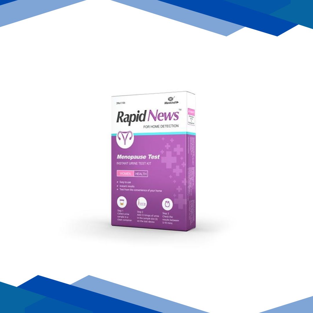Rapid News Menopause Instant Urine Test Kit 3’s