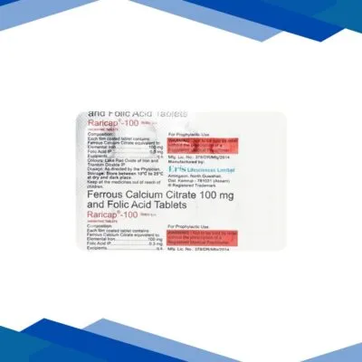 Raricap 100mg Tablet 10’S