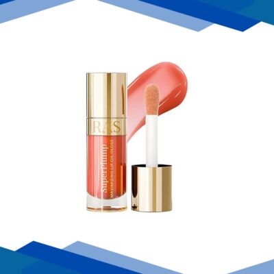 RAS Luxury Skincare Super Plump Lip Oil Gloss – Peach Glow 9 ml