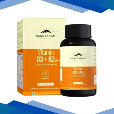 Rasayanam Vitamin D3 K2 (MK-7) Tablets 120’s