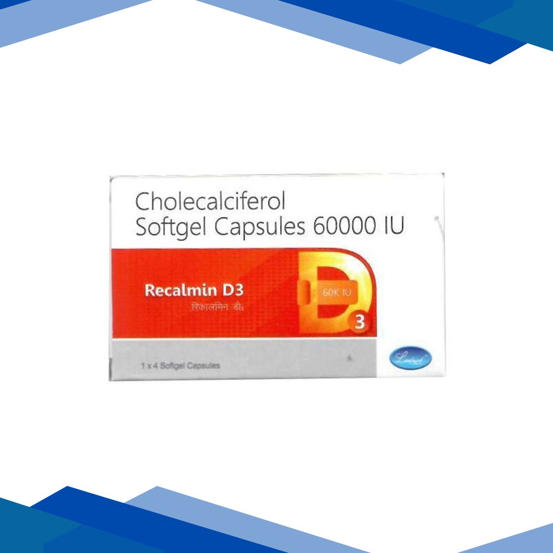 RECALMIN D3 60K IU Softgel Capsule 4’s