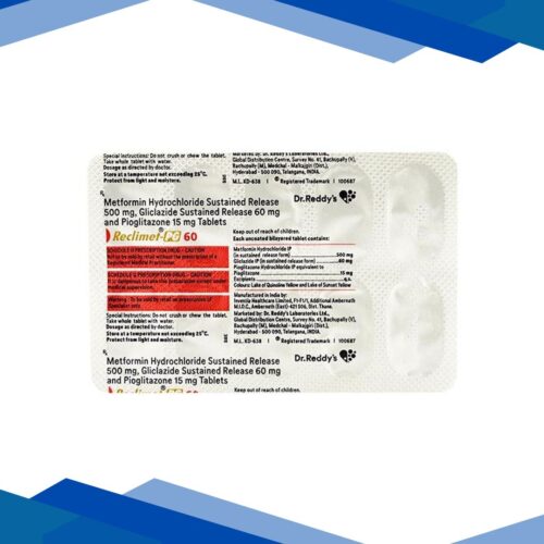 RECLIMET PG 60mg Tablet 10’s