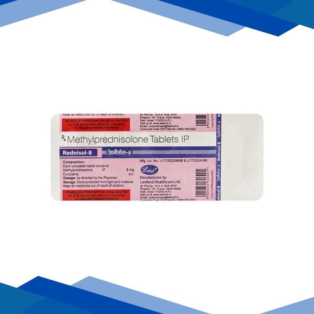 Rednisol 8mg Tablet 10’S