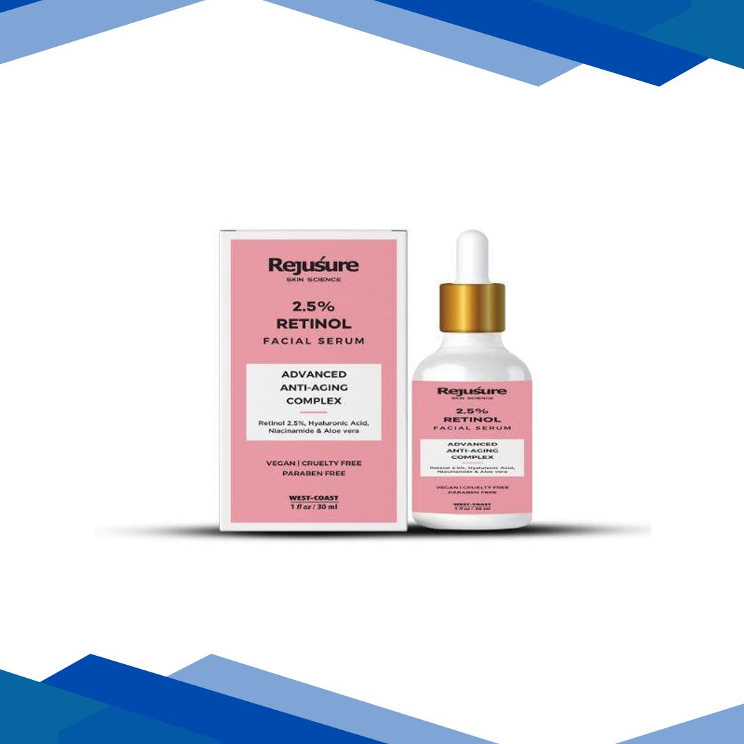 Rejusure 2.5% Retinol Facial Serum Advanced Anti-Aging Complex 30 ml