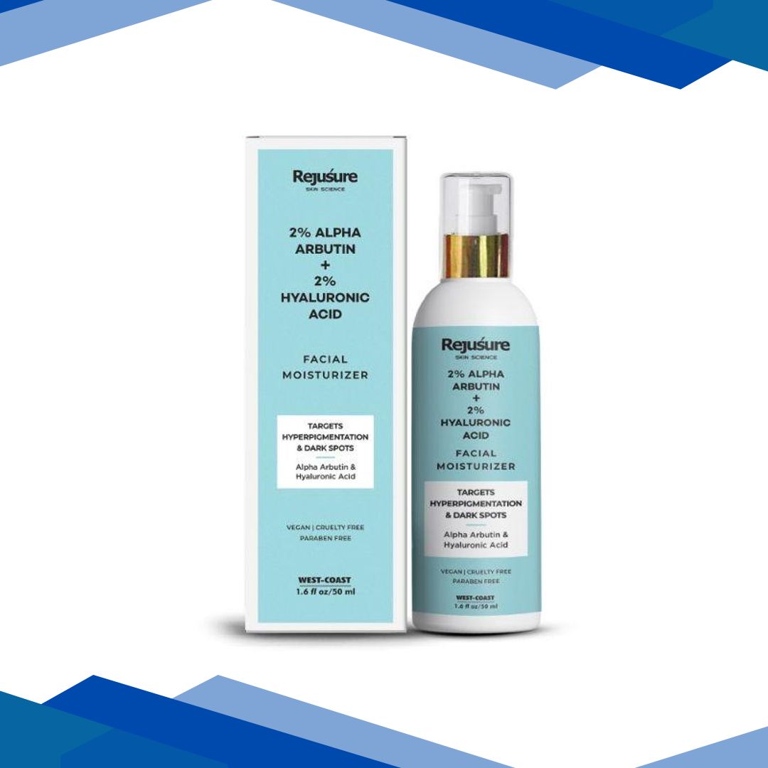 Rejusure 2% Alpha Arbutin + 2% Hyaluronic Acid Facial Moisturizer 50 ml