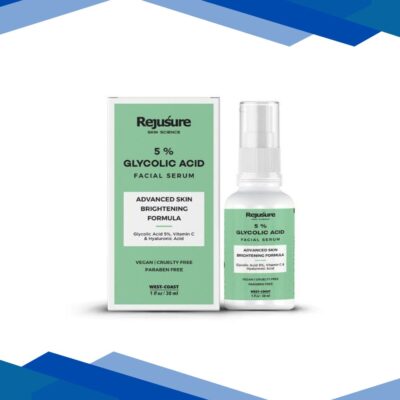 Rejusure 5% Glycolic Acid Facial Serum Advanced Skin Brightening Formula 30 ml