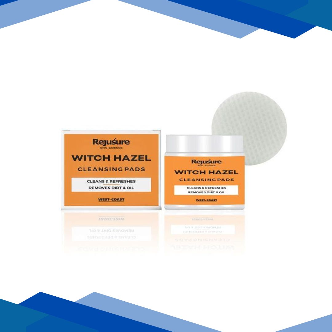 Rejusure Witch Hazel Cleansing Pads 50’s