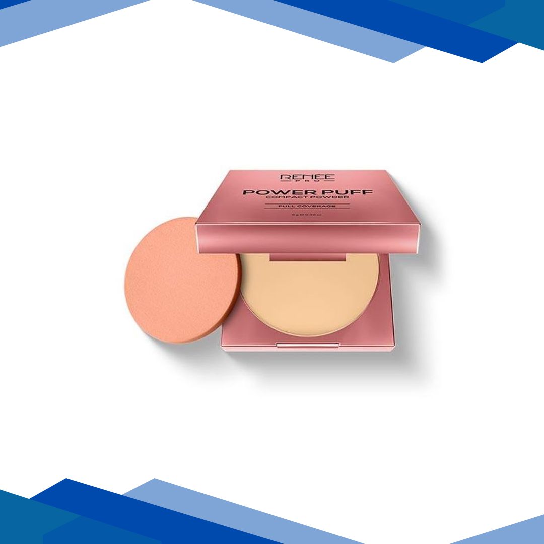 Renee Pro Power Puff Compact Powder- 040 Admire 9 gm