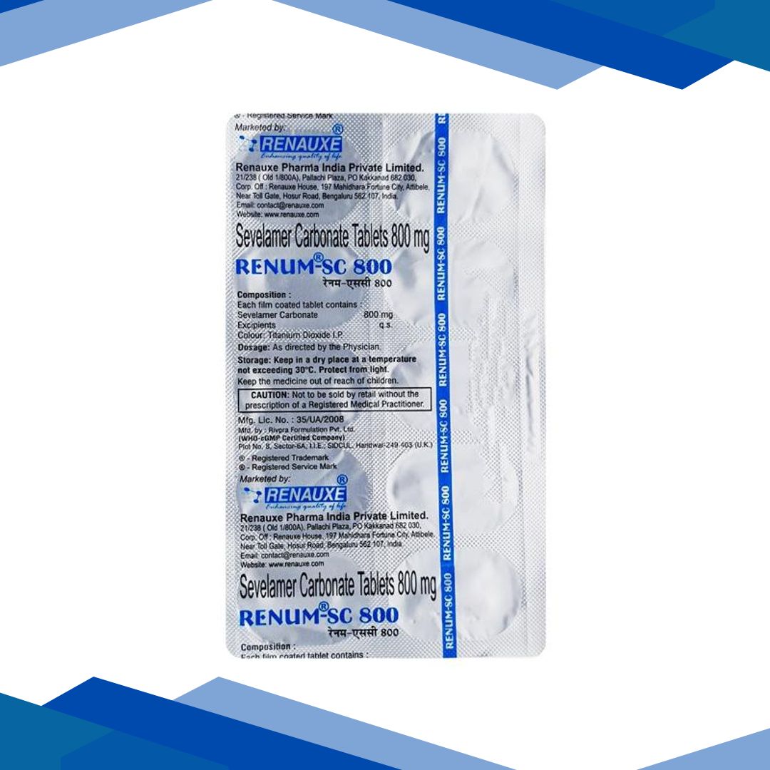RENUM SC 800 Tablet 10’s
