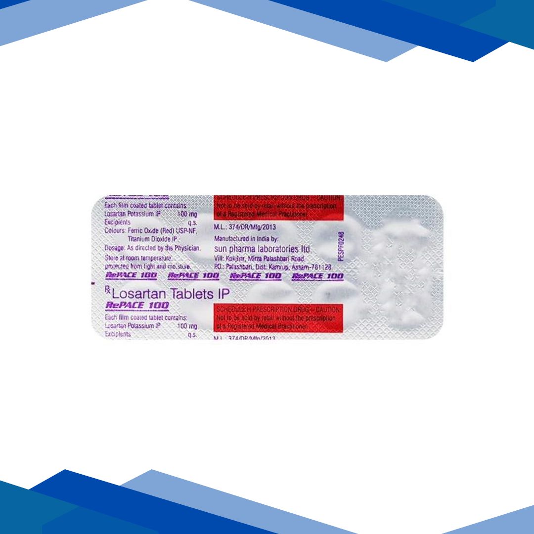 Repace 100mg Tablet 10’S