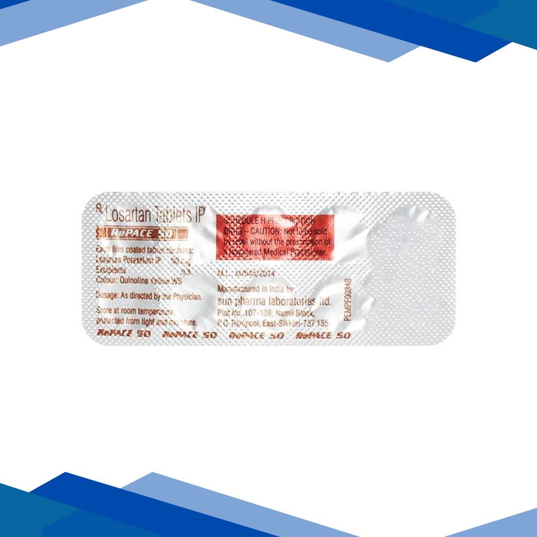 Repace 50mg Tablet 10’S