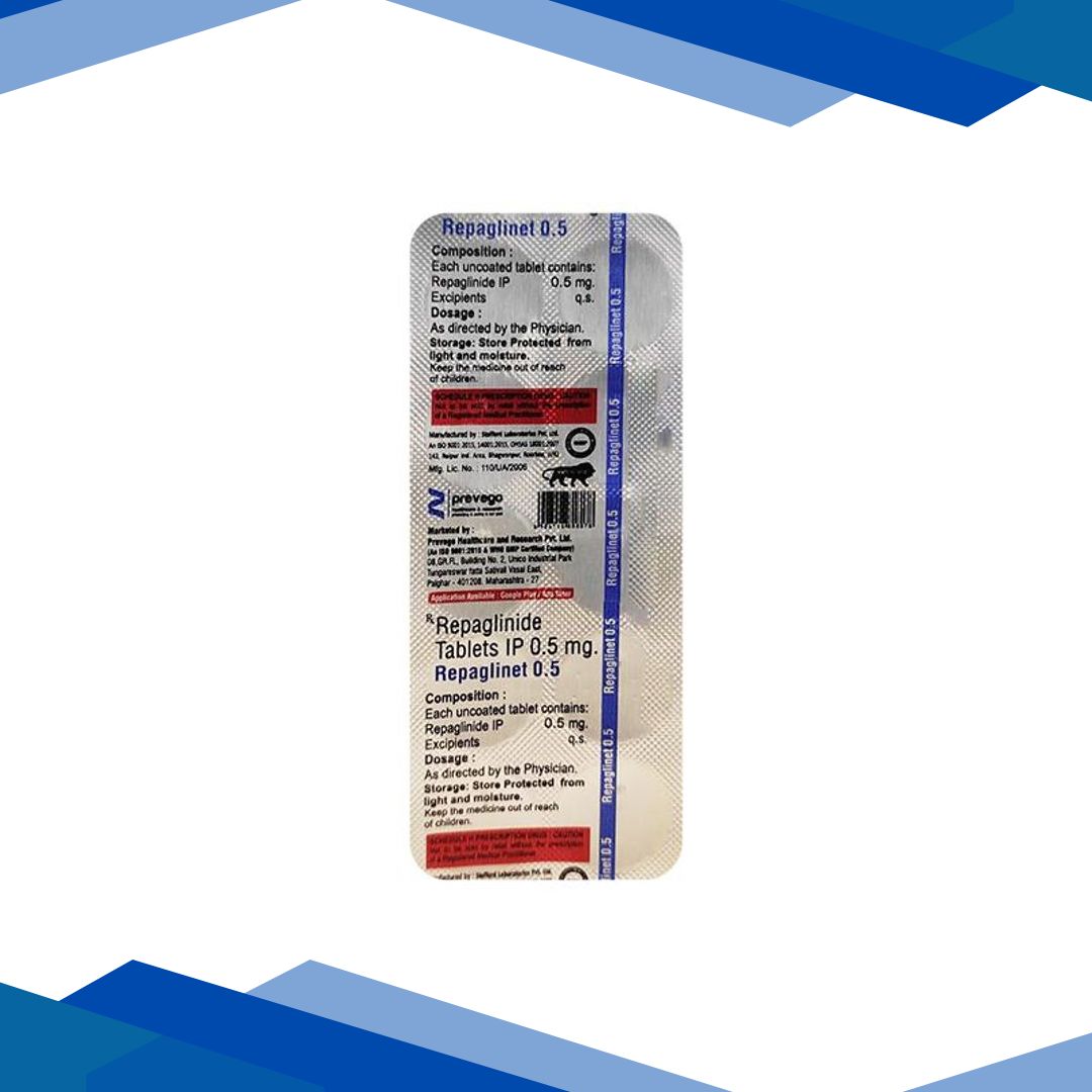 REPAGLINET 0.5 Tablet 10’s