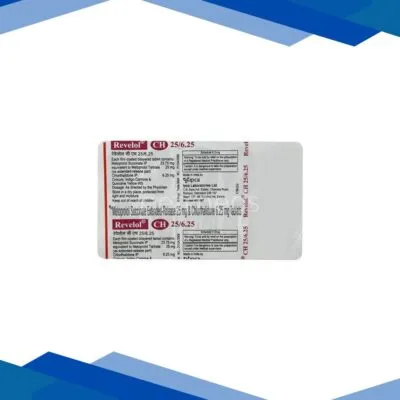 Revelol CH 25/6.25mg Tablet 10’S