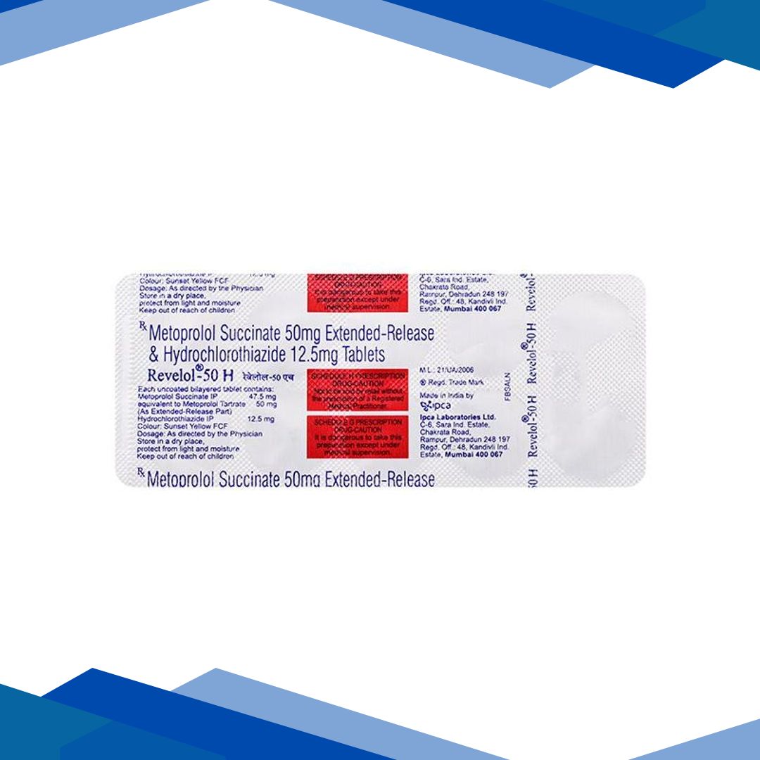 Revelol H 50mg Tablet 10’S