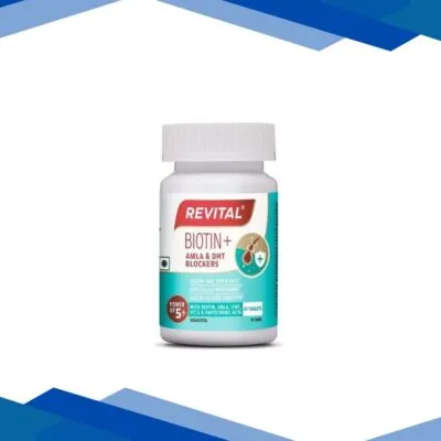Revital Biotin+ with Amla & DHT Blockers Tablet 50’s