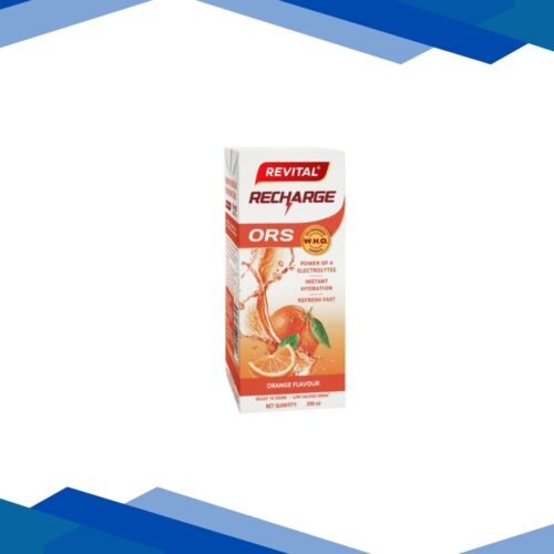Revital Recharge ORS – Orange Flavour 200 ml