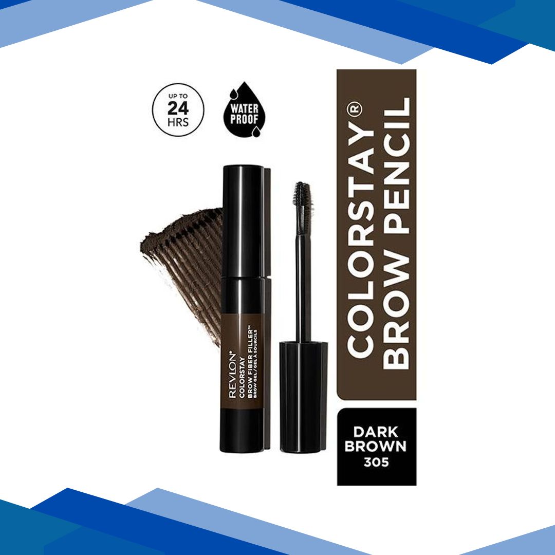Revlon Colorstay Brow Fiber Filler Gel – Dark Brown 6.8 ml