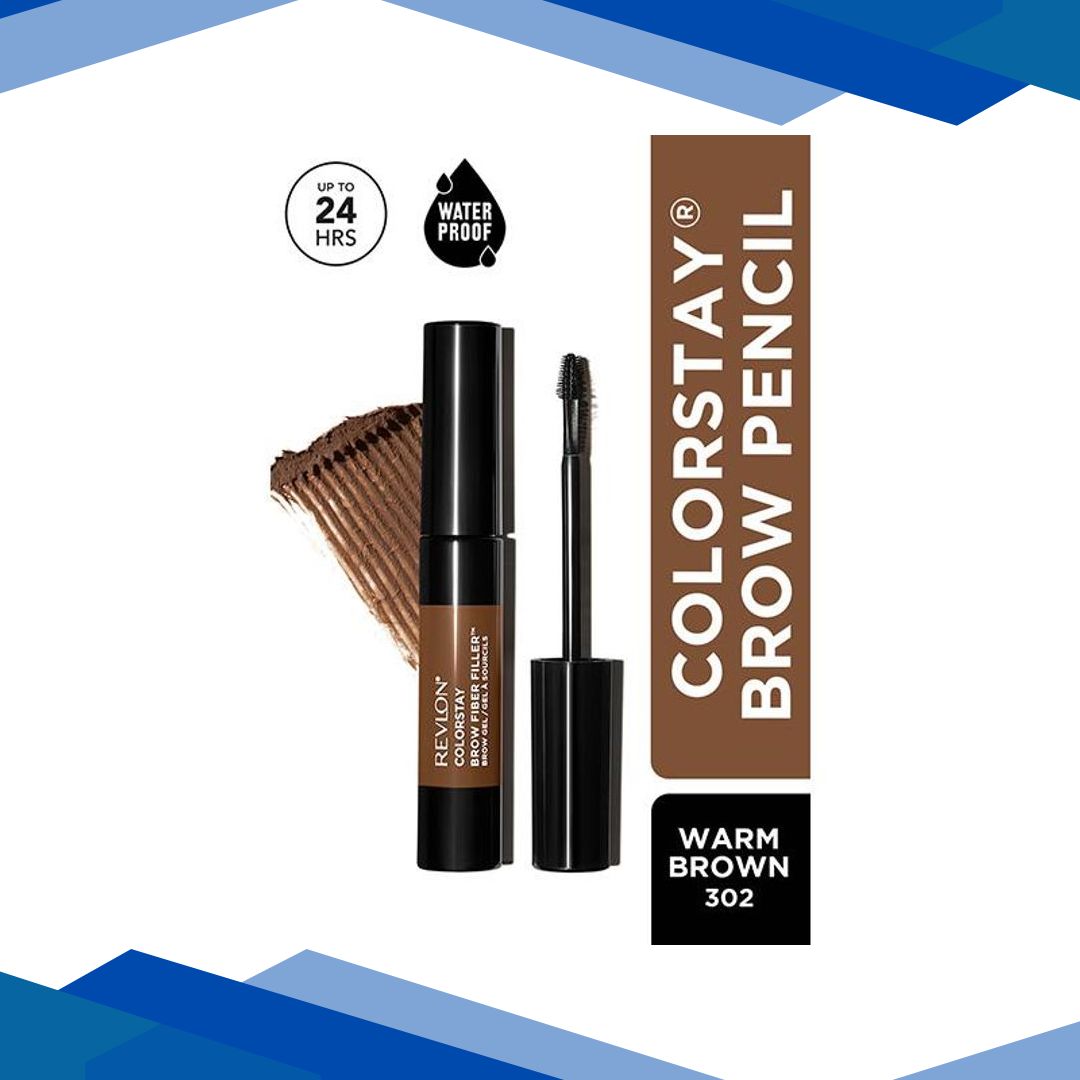 Revlon Colorstay Brow Fiber Filler Gel – Warm Brown 6.8 ml