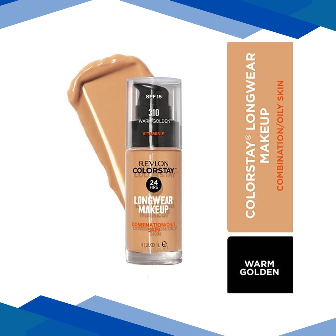 Revlon COLORSTAY LONG WEAR MAKE UP COMBINATION/OILY SPF 15 -WARM GOLDEN 30 ml