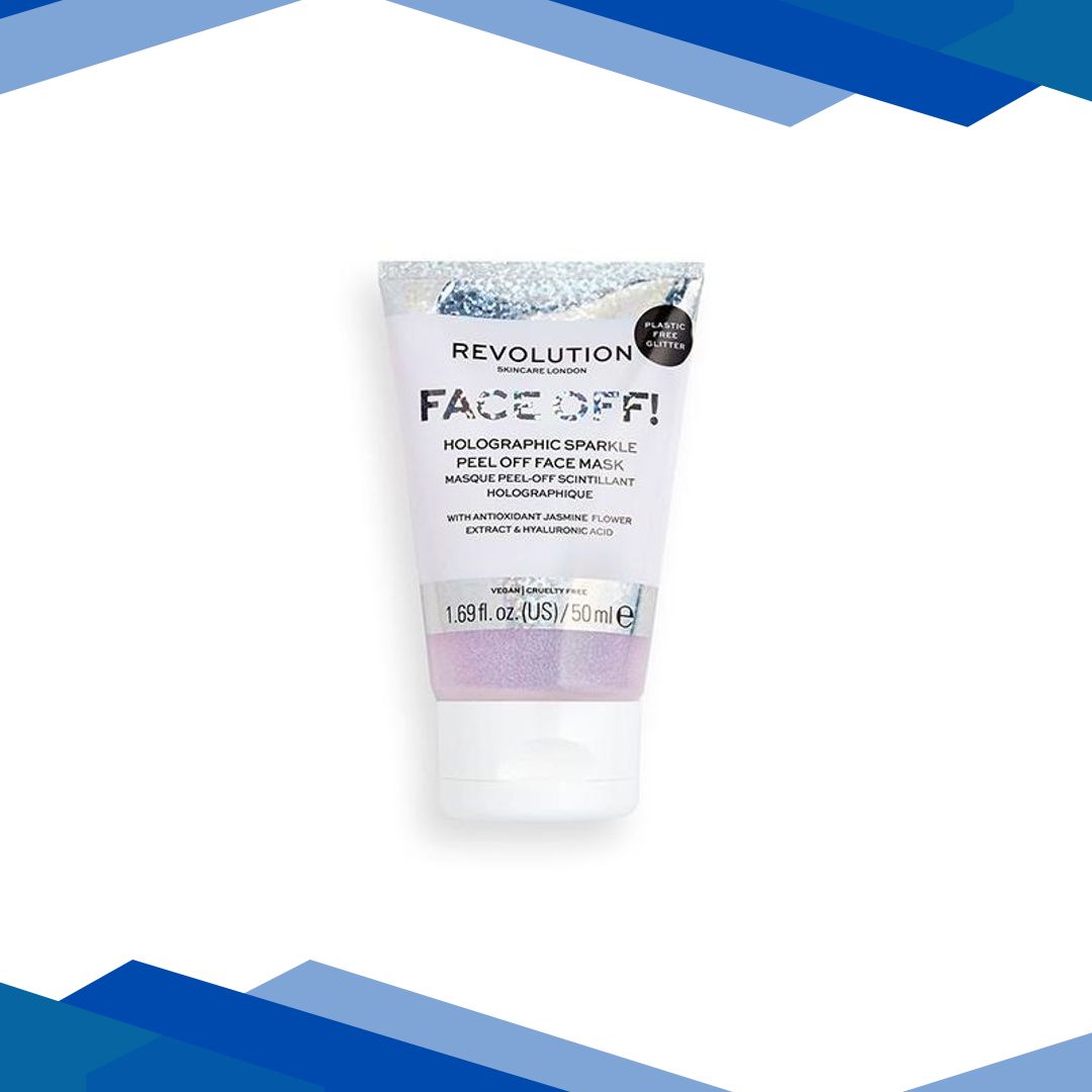 Revolution Skincare Holographic Glitter Face Off Mask 50 ml