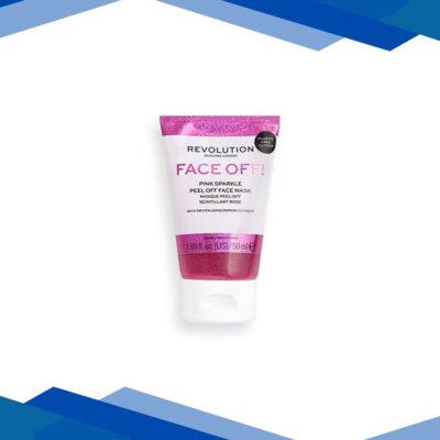 Revolution Skincare Pink Glitter Face Off Mask 50 ml