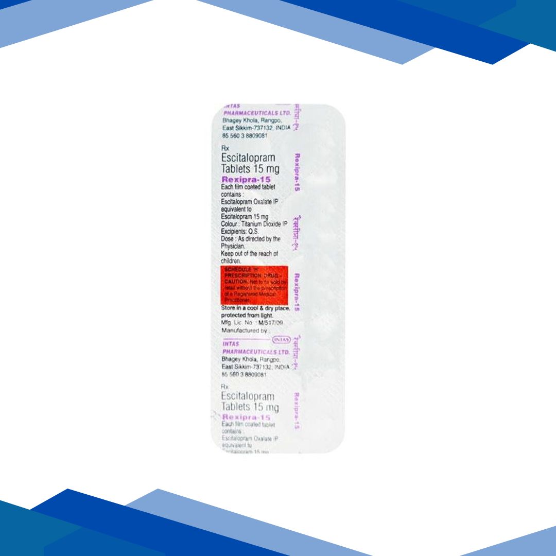 Rexipra 15mg Tablet 10’S
