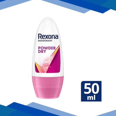 Rexona Powder Dry Underarm Roll On Deodorant For Women 50 ml