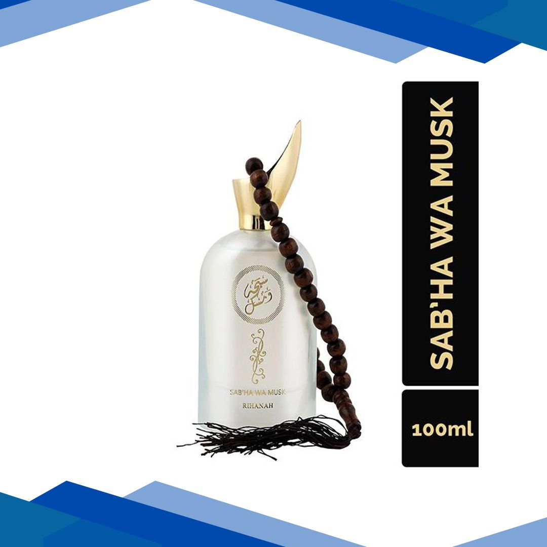 RIHANAH Sab’Ha Wa Musk Perfume for Women, Fabric Perfume 100 ml