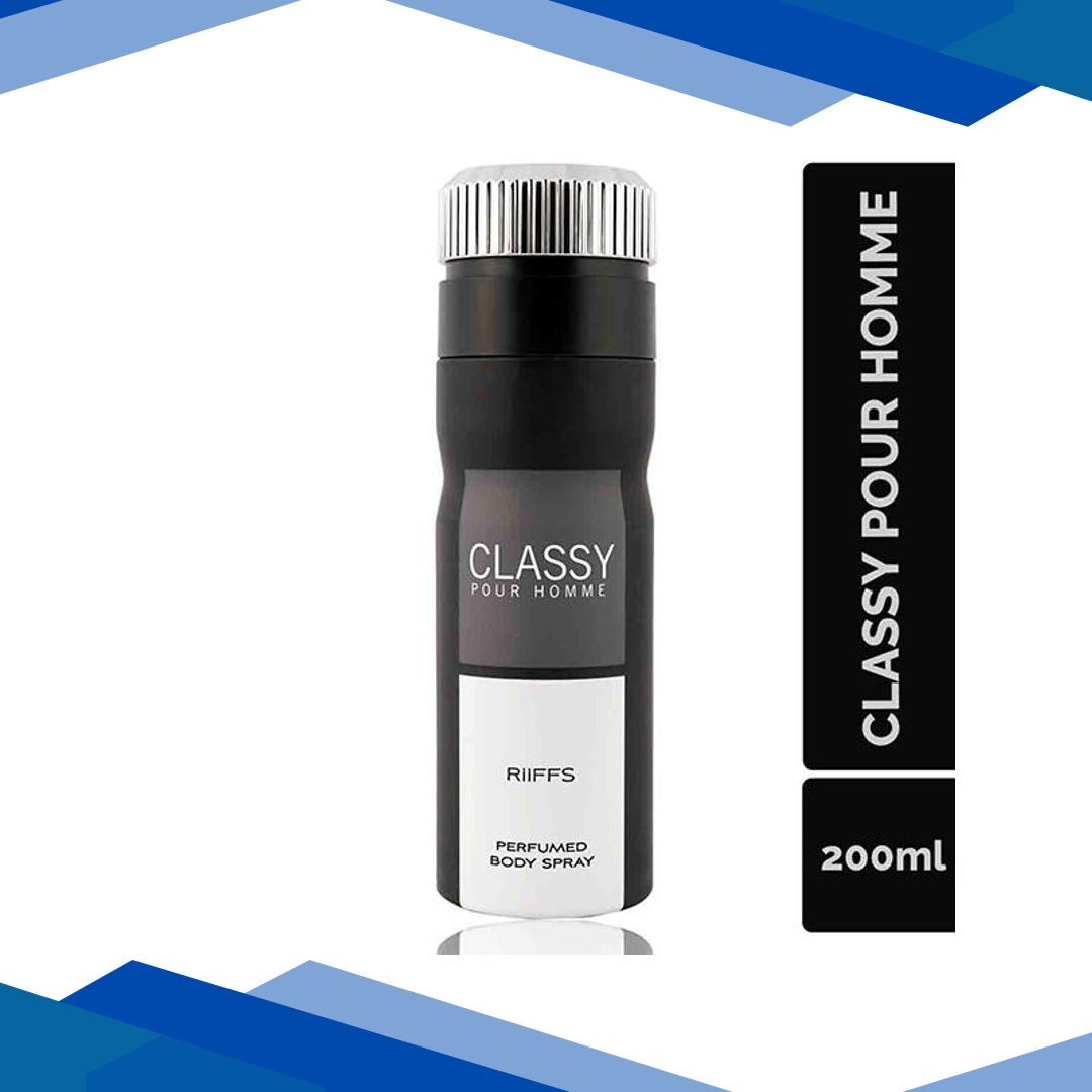 RiiFFS Classy Pour Homme Body Spray for Men 200 ml