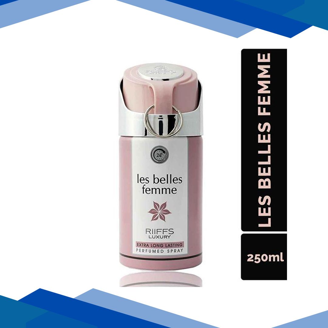 RiiFFS Luxury Les Belles Femme Body Spray for Women 250 ml