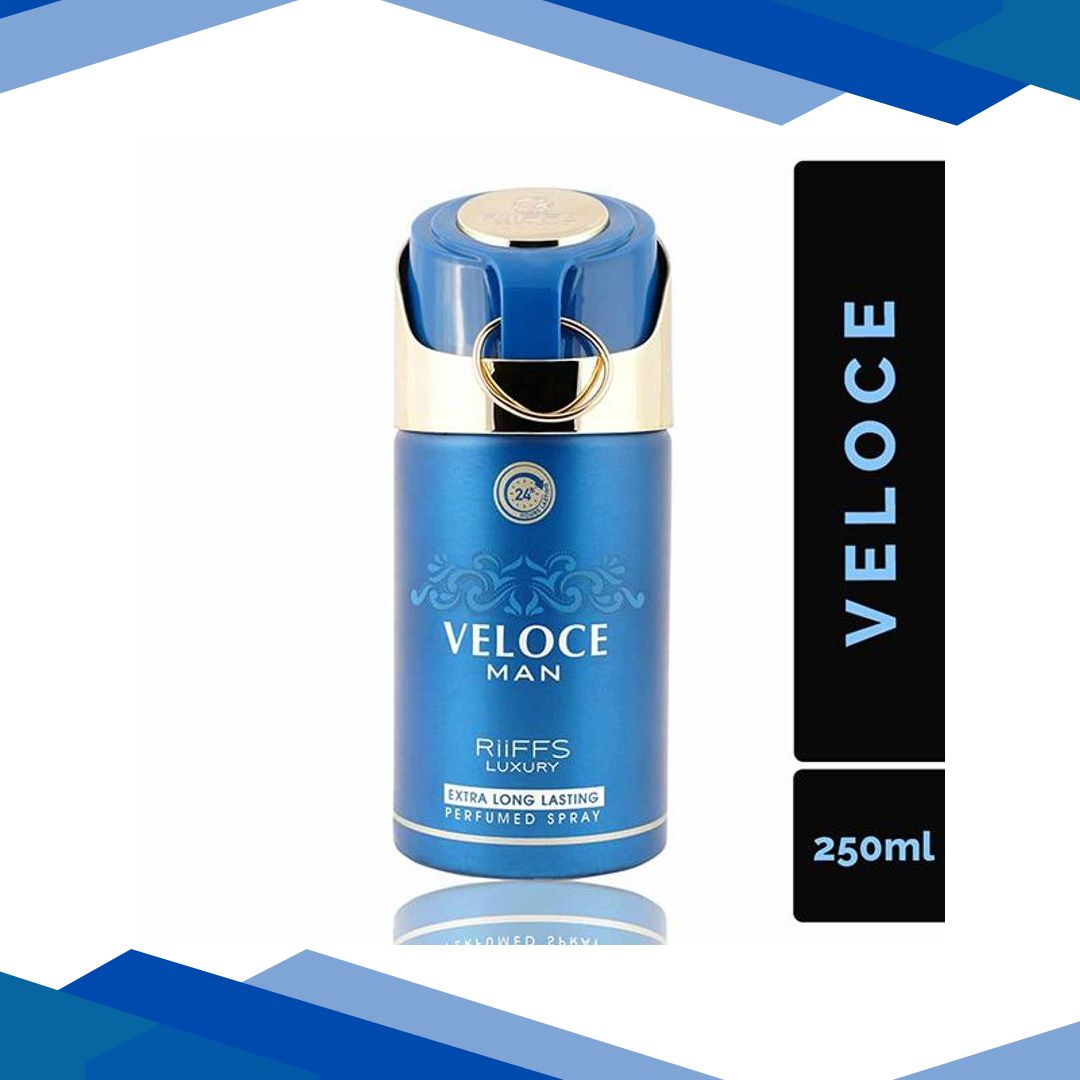 RiiFFS Luxury Veloce Body Spray for Men 250 ml
