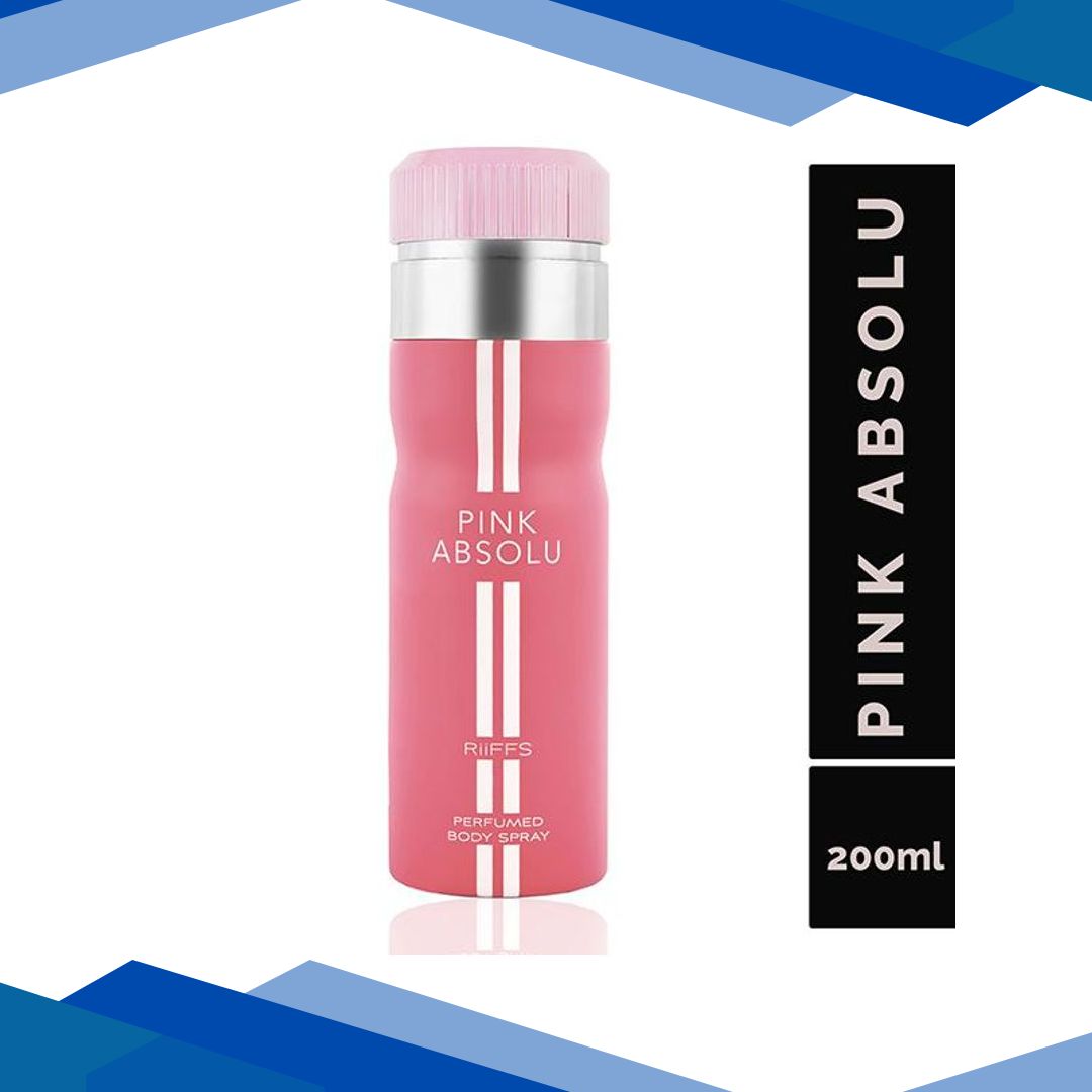 RiiFFS Pink Absolu Deodorant For Women, Perfumed Body Spray 200 ml