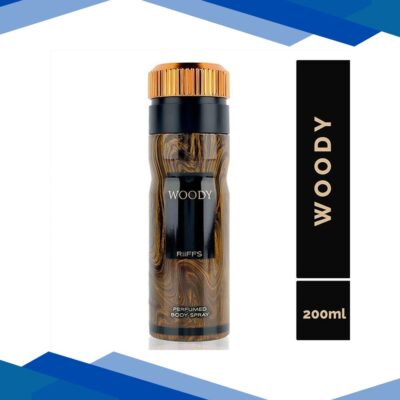 RiiFFS Woody Deodorant For Men, Perfume Body Spray 200 ml