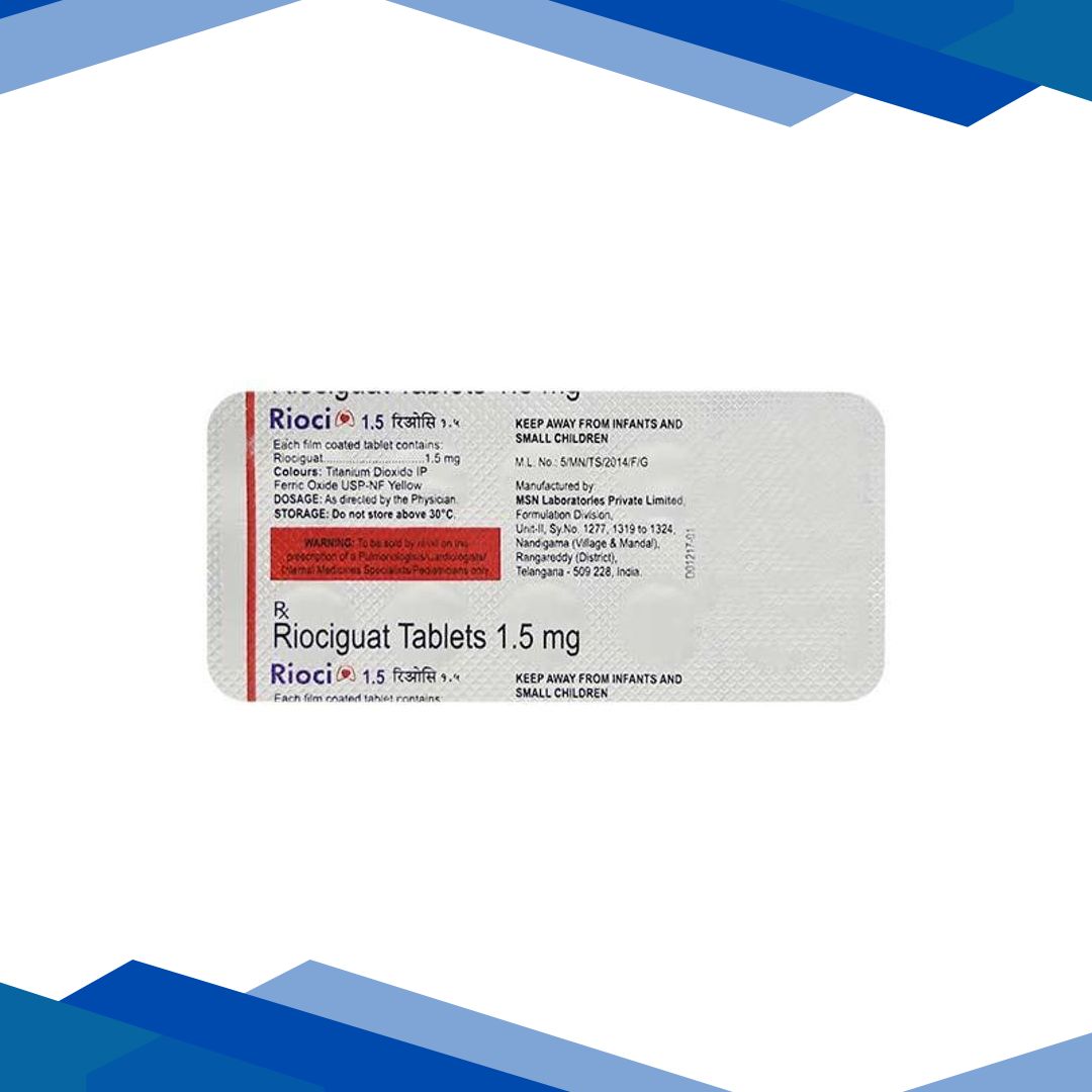 Rioci 1.5mg Tablet 10’S