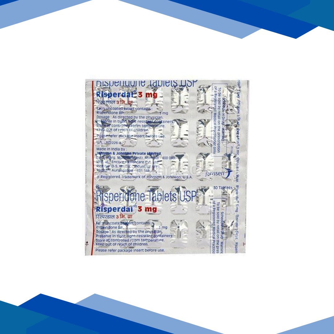 Risperdal 3mg Tablet 30’S