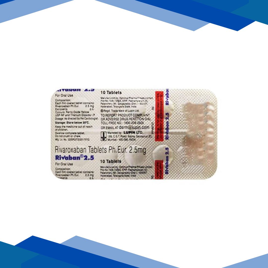 RIVABAN 2.5 Tablet 10’s