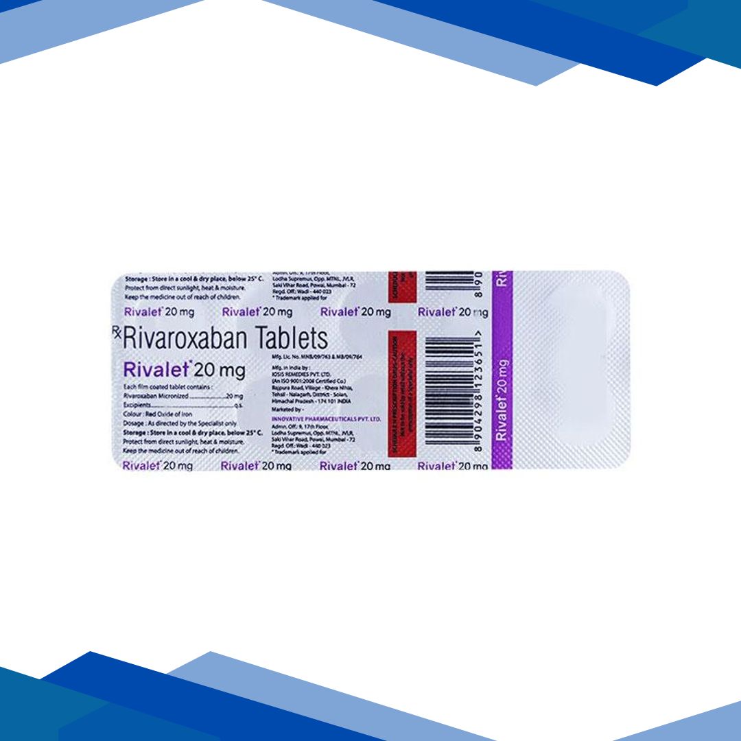 RIVALET 20mg Tablet 10’s