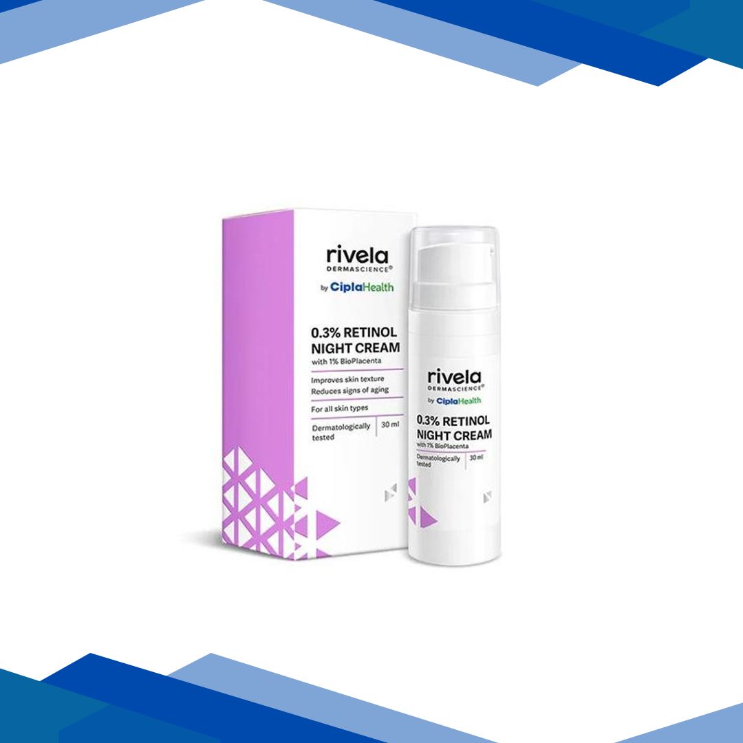 RIVELA 0.3% RETINOL NIGHT Cream 30ml